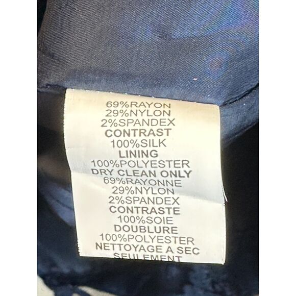 Trina Turk Women's R121134 Size 6 Blue Sheath Dress Sleeveless Boat Neck EUC - Picture 3 of 6